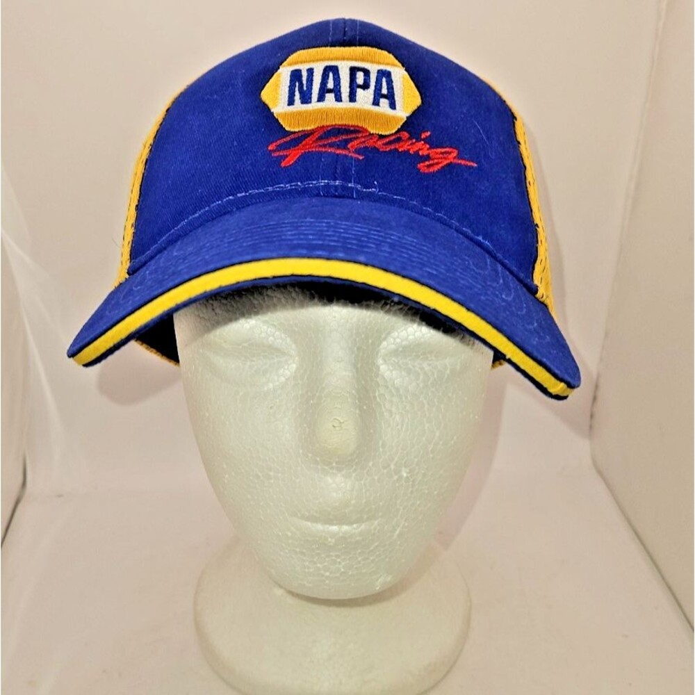 NAPA Team Racing Hat Adjustable Strap Blue INDY NASCAR NHRA OUTLAWS cap NEW